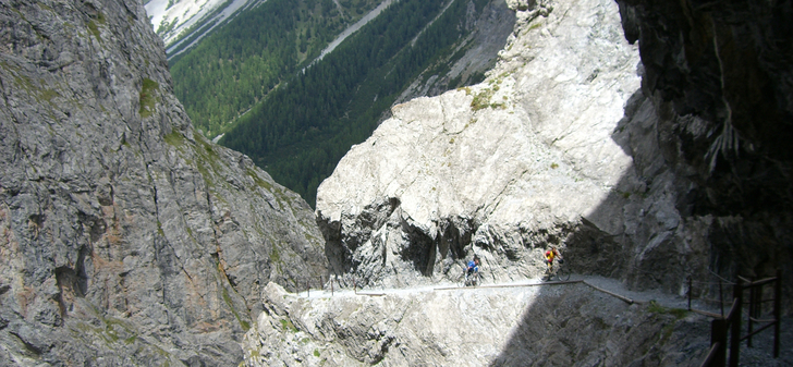 la gola Uina da Slingia a Sur En in Svizzera 