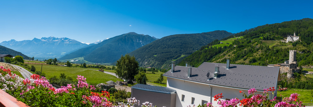 Blick vom Balkon